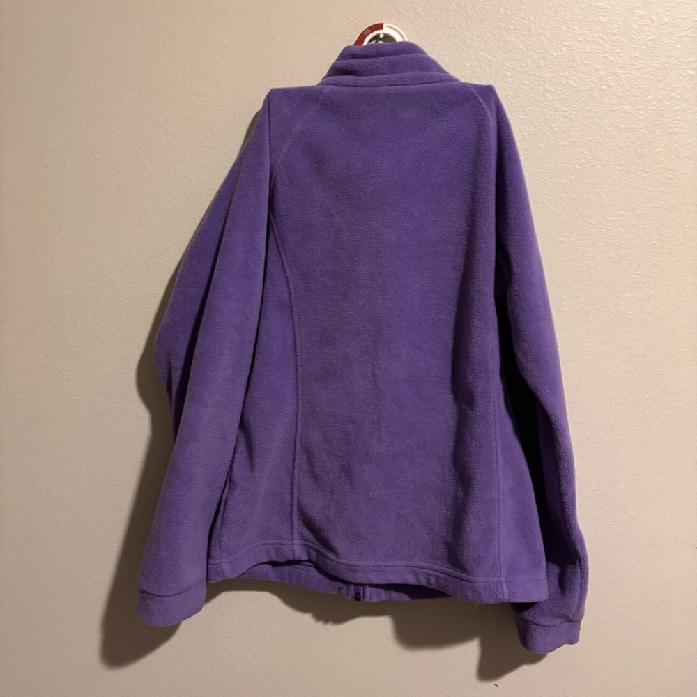 Columbia Deep Purple Full-Zip Fleece Jacket Kids L - Picture 4 of 4